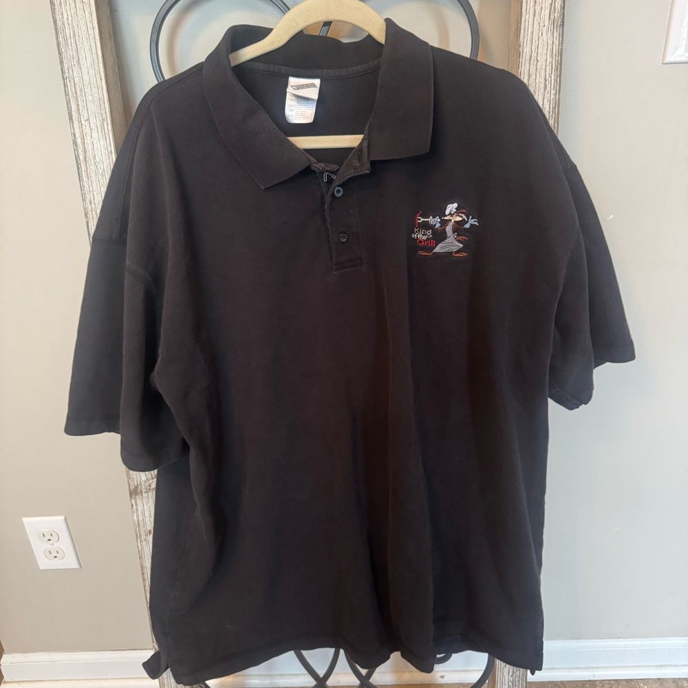 Warner Bros Studio Store Wile E Coyote‎ King Of The Grill Polo XXL